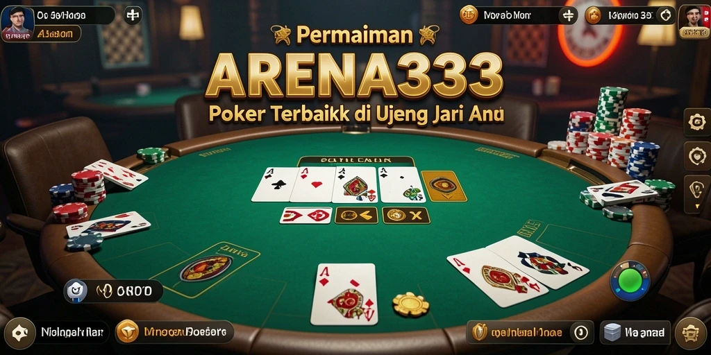 Tampilan gameplay poker yang memikat di ARENA333.