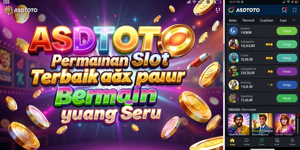 Tampilan gameplay menarik dari permainan Slot ASDTOTO.