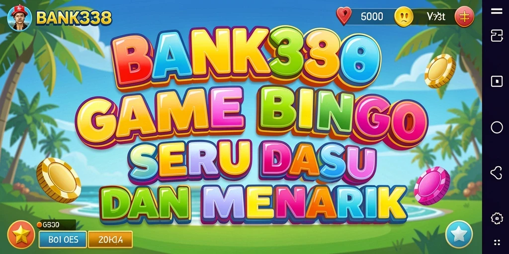 Tampilan gameplay BANK338 yang menarik dan interaktif saat bermain Bingo.