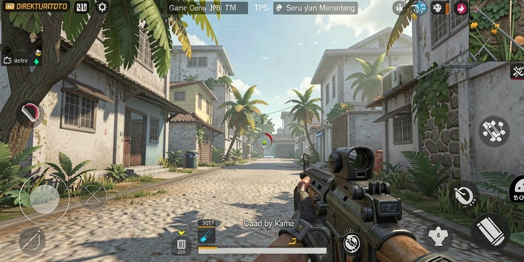 Screenshot gameplay TPS yang mendebarkan dari DIREKTURTOTO.