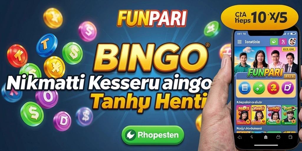 Tampilan gameplay Bingo yang menarik di FUNPARI.