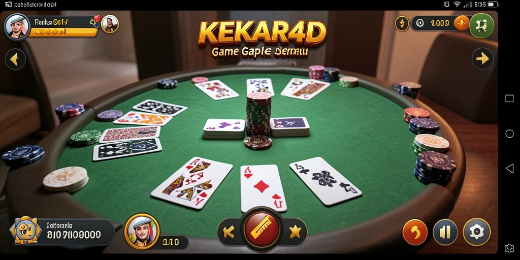 Tampilan gameplay seru di KEKAR4D dengan teman-teman.