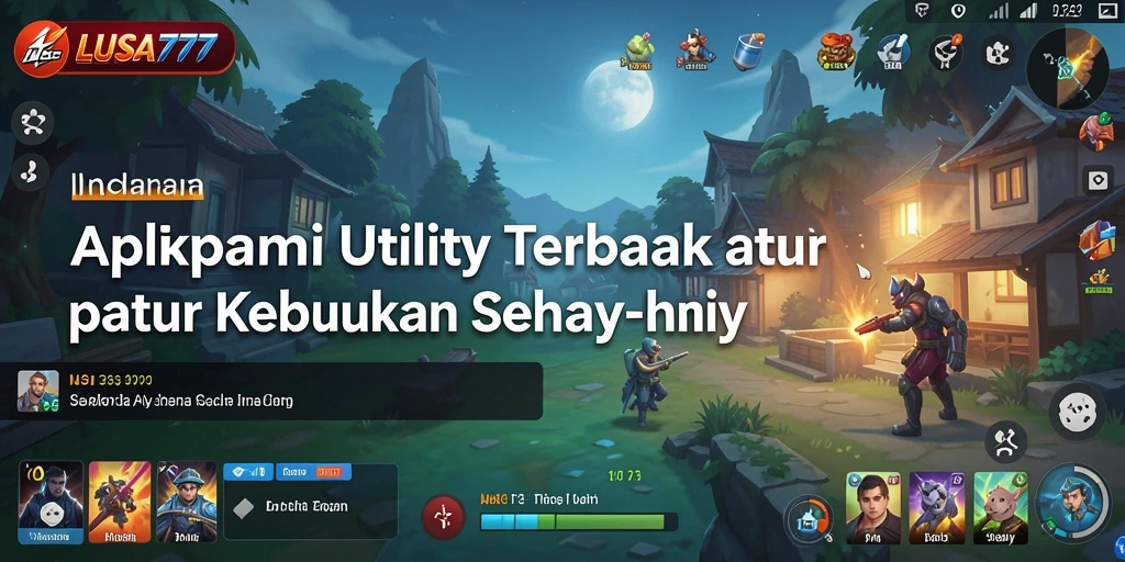 Tampilan antarmuka LUSA777 yang intuitif dan menarik.