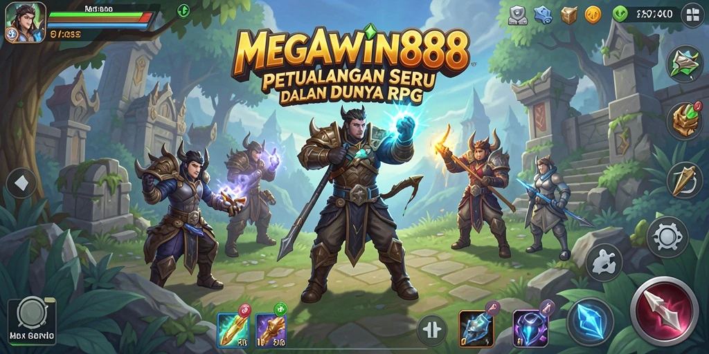 Gameplay seru di dunia RPG MEGAWIN888 dengan grafik menawan.
