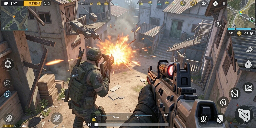 Tampilan gameplay RPVIP4 yang mendebarkan dan strategis.