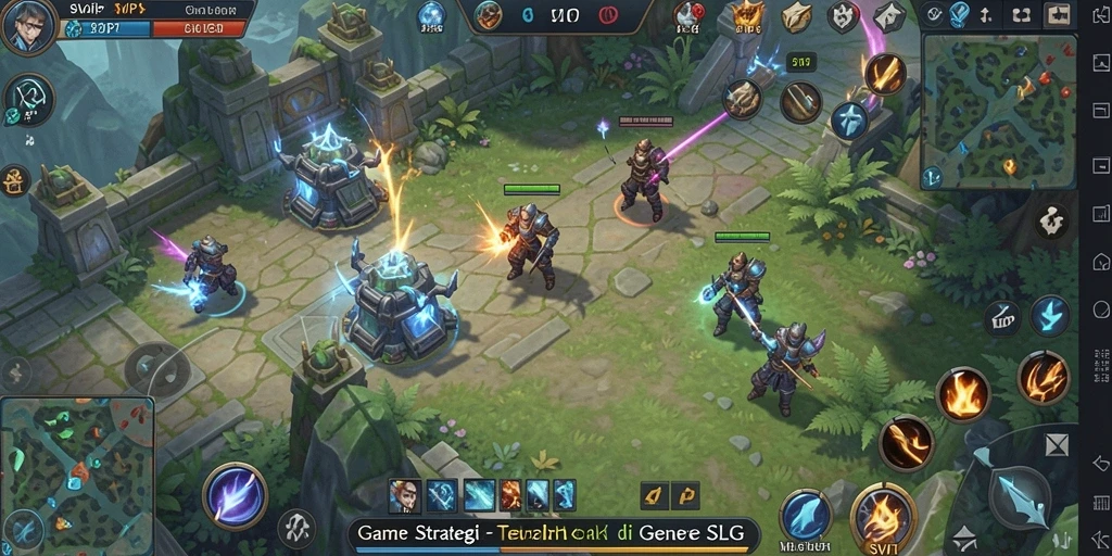 Tangkapan layar dari gameplay SVIP1 yang menunjukkan aksi pertempuran strategis.