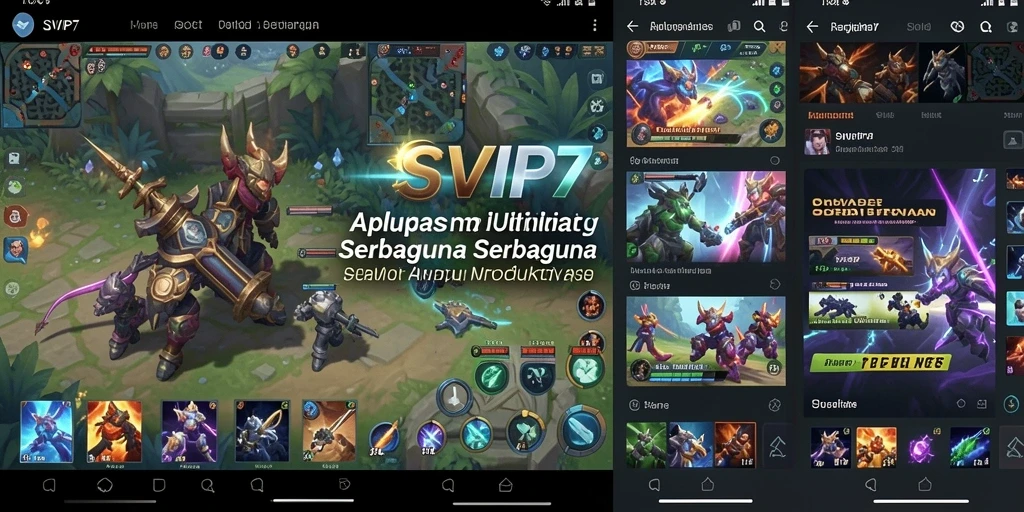 Tampilan antarmuka SVIP7 yang bersih dan fungsional.