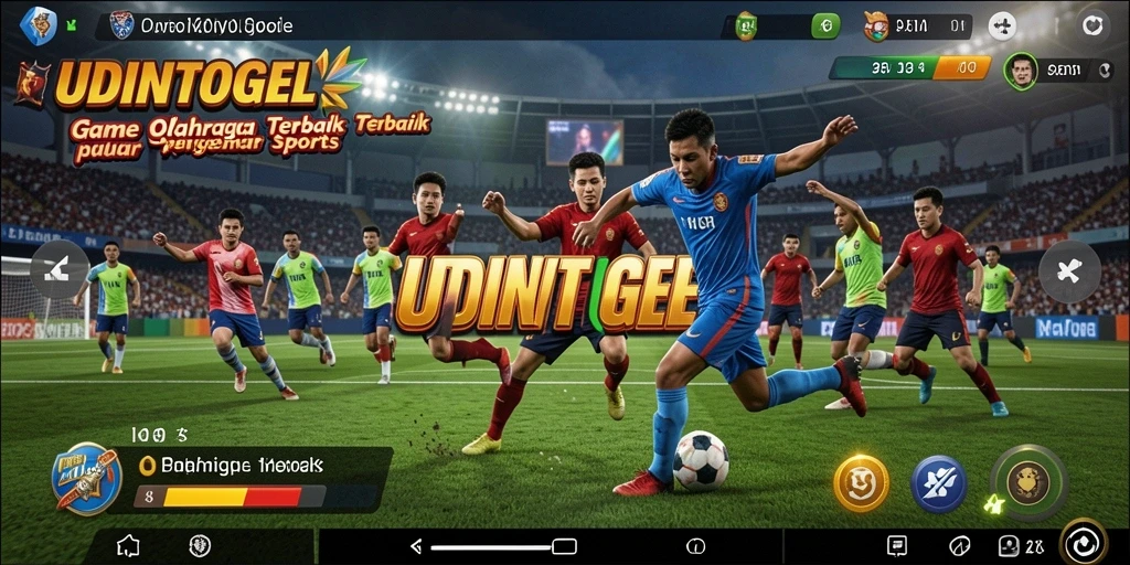 Tampilan gameplay UDINTOGEL yang menarik dan mendebarkan.