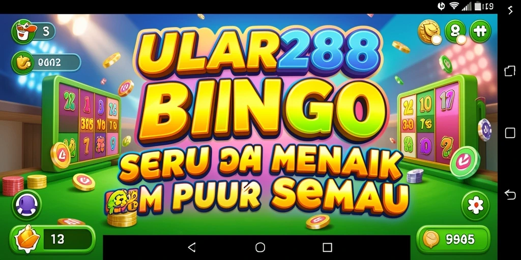 Screenshot gameplay ULAR288 yang menampilkan aksi Bingo yang seru.