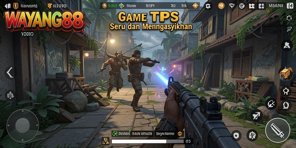 Tampilan gameplay seru dari WAYANG88 dengan karakter wayang yang beraksi.